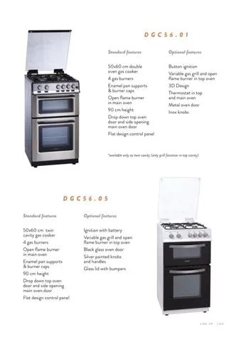 Cuisinière Solo à Gaz 4 Feux avec Gril (GPL/Gaz Naturel) Modèle 20 — Gros Électroménager, Froid & Électronique Grand Public | COIDET & ATC