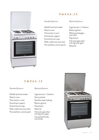 Cuisinière Solo à Gaz 4 Feux avec Gril (GPL/Gaz Naturel) Modèle 10 — Gros Électroménager, Froid & Électronique Grand Public | COIDET & ATC