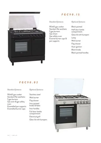 Cuisinière Solo à Gaz 4 Feux avec Gril (GPL/Gaz Naturel) Modèle 52 — Gros Électroménager, Froid & Électronique Grand Public | COIDET & ATC