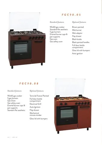 Cuisinière Solo à Gaz 4 Feux avec Gril (GPL/Gaz Naturel) Modèle 97 — Gros Électroménager, Froid & Électronique Grand Public | COIDET & ATC