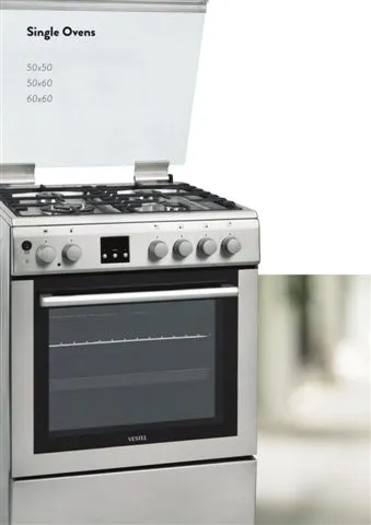 Cuisinière Solo à Gaz 4 Feux avec Gril (GPL/Gaz Naturel) Modèle 163 — Gros Électroménager, Froid & Électronique Grand Public | COIDET & ATC