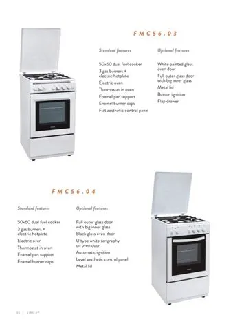 Cuisinière Solo à Gaz 4 Feux avec Gril (GPL/Gaz Naturel) Modèle 146 — Gros Électroménager, Froid & Électronique Grand Public | COIDET & ATC
