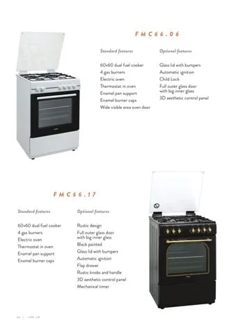 Cuisinière Solo à Gaz 4 Feux avec Gril (GPL/Gaz Naturel) Modèle 134 — Gros Électroménager, Froid & Électronique Grand Public | COIDET & ATC