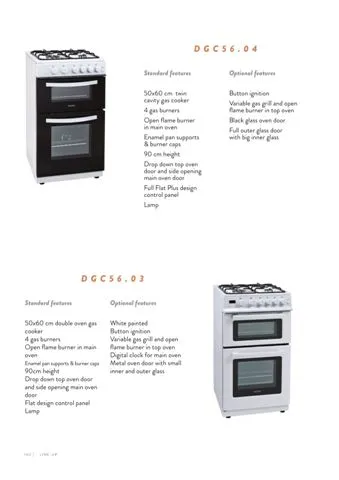 Cuisinière Solo à Gaz 4 Feux avec Gril (GPL/Gaz Naturel) Modèle 115 — Gros Électroménager, Froid & Électronique Grand Public | COIDET & ATC