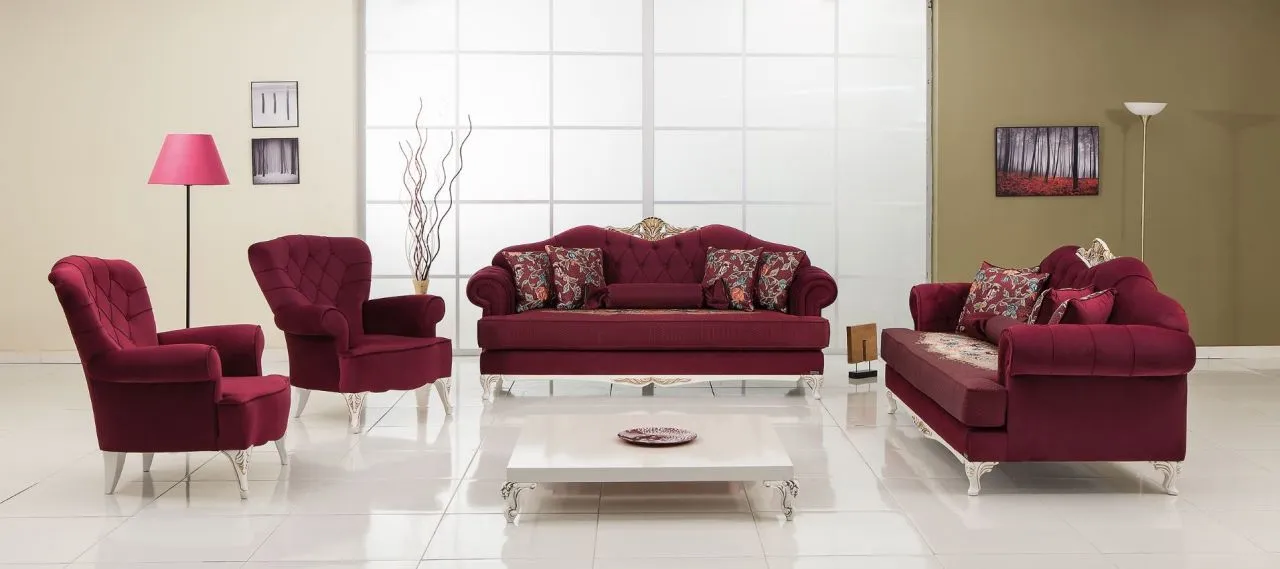 Golden Modern Chester Koltuk Takımı (3+3+1+1) Modeli 1 — İnegöl İhracat — Mobilya, Yatak Odası, Koltuk Takımları & Halı | COIDET & ATC