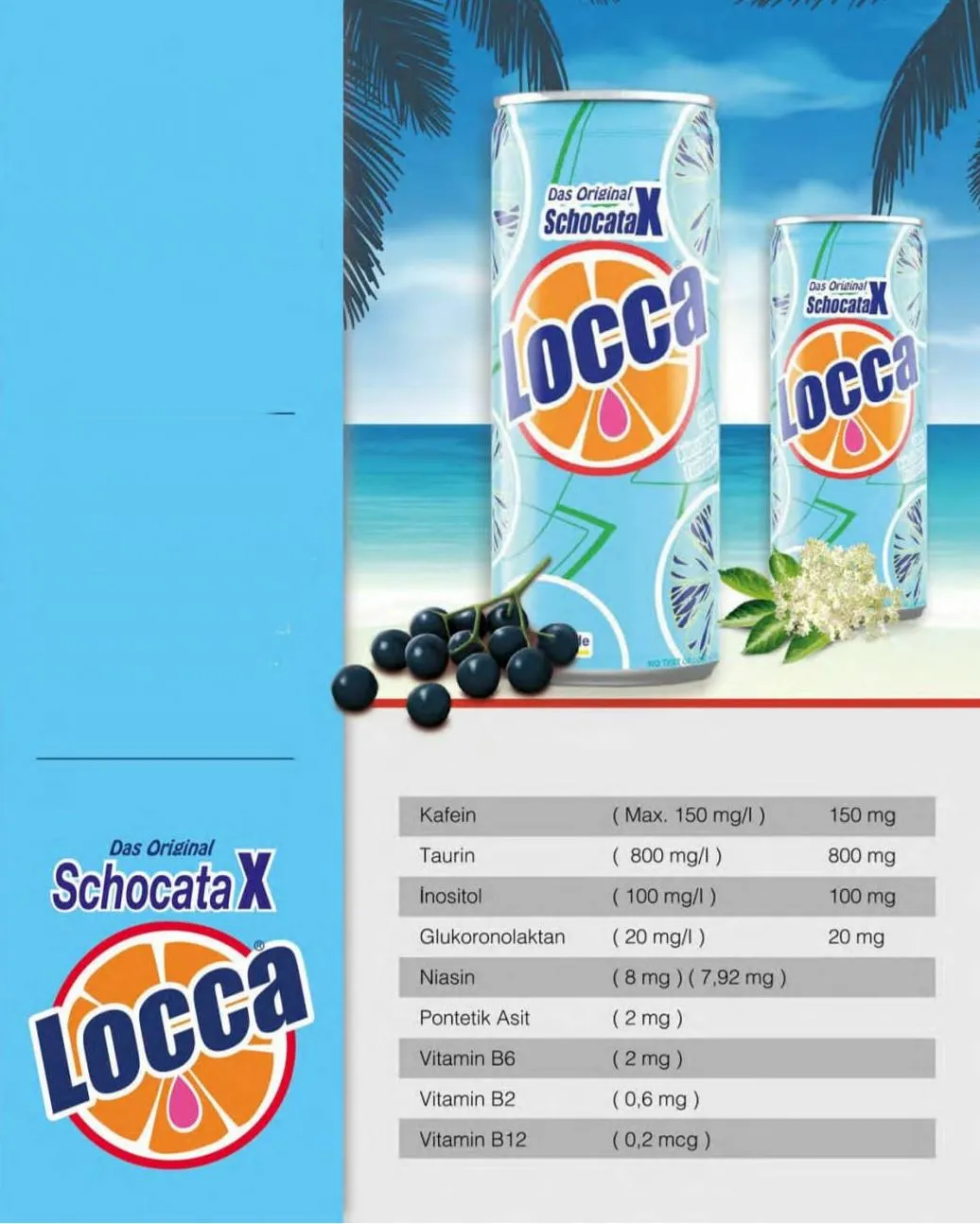 Refrigerante com Gás Frutado & Bebida Energética Locca & Full (250ml) Modelo 37 — Alimentos, Leguminosas e Bens de Grande Consumo | COIDET & ATC