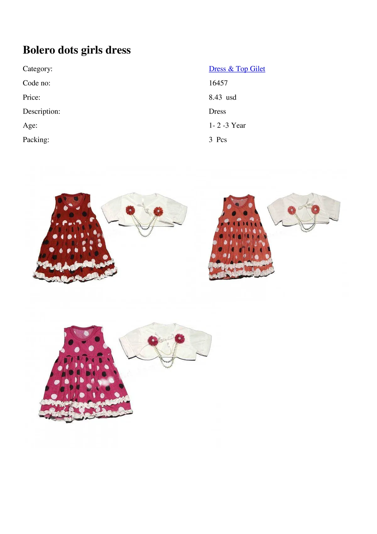 Export Girls & Boys Children Fashion Dress Model 4 — Baby & Children Clothing, Dresses & Kids Apparel | COIDET