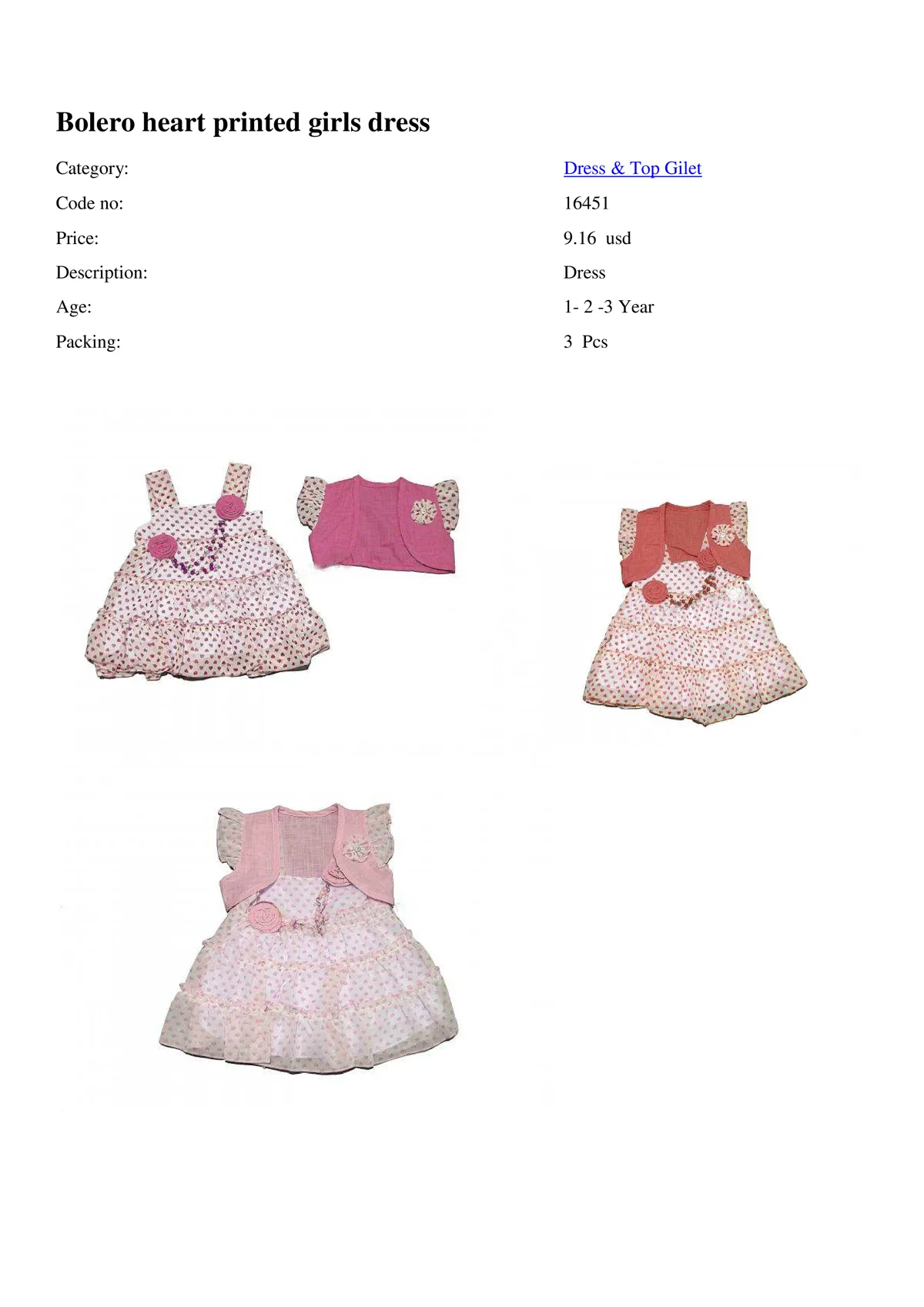Export Girls & Boys Children Fashion Dress Model 6 — Baby & Children Clothing, Dresses & Kids Apparel | COIDET