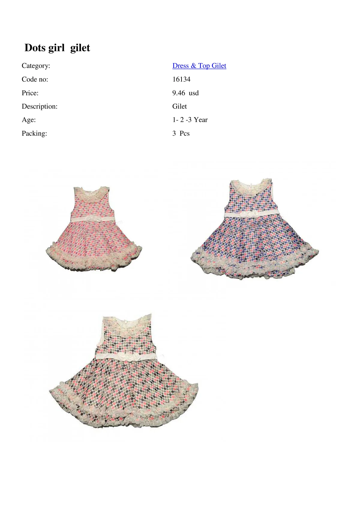 Export Girls & Boys Children Fashion Dress Model 29 — Baby & Children Clothing, Dresses & Kids Apparel | COIDET