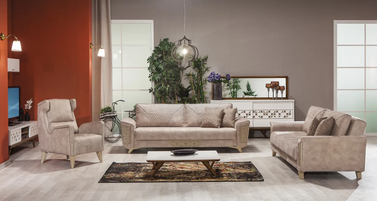 İnegöl & Kayseri Lüks Mobilya Koleksiyonu Model 115 — Mobilya, Yatak Odası, Koltuk Takımları & Halı | COIDET & ATC