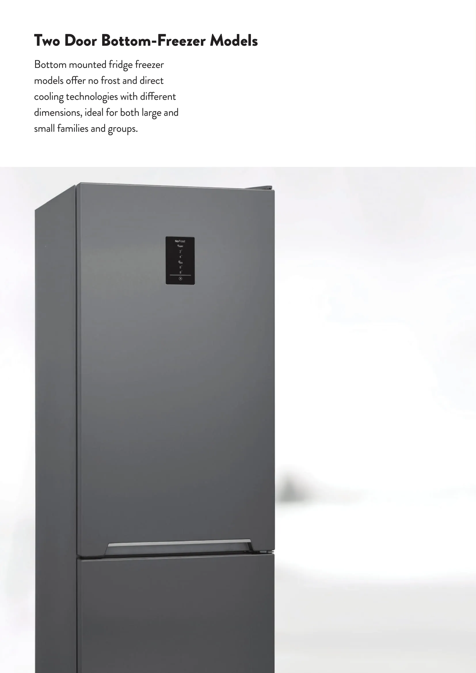 Réfrigérateur Deux Portes No-Frost Export (Climat Tropical) Modèle 100 — Gros Électroménager, Froid & Électronique Grand Public | COIDET & ATC