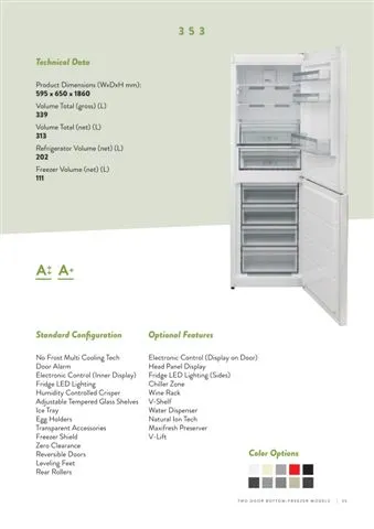 Réfrigérateur Deux Portes No-Frost Export (Climat Tropical) Modèle 112 — Gros Électroménager, Froid & Électronique Grand Public | COIDET & ATC