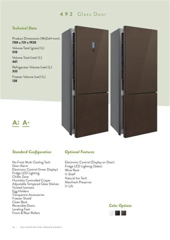 Réfrigérateur Deux Portes No-Frost Export (Climat Tropical) Modèle 177 — Gros Électroménager, Froid & Électronique Grand Public | COIDET & ATC