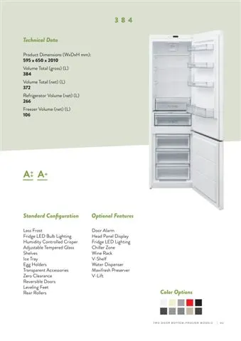 Réfrigérateur Deux Portes No-Frost Export (Climat Tropical) Modèle 24 — Gros Électroménager, Froid & Électronique Grand Public | COIDET & ATC