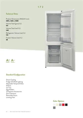 Réfrigérateur Deux Portes No-Frost Export (Climat Tropical) Modèle 106 — Gros Électroménager, Froid & Électronique Grand Public | COIDET & ATC