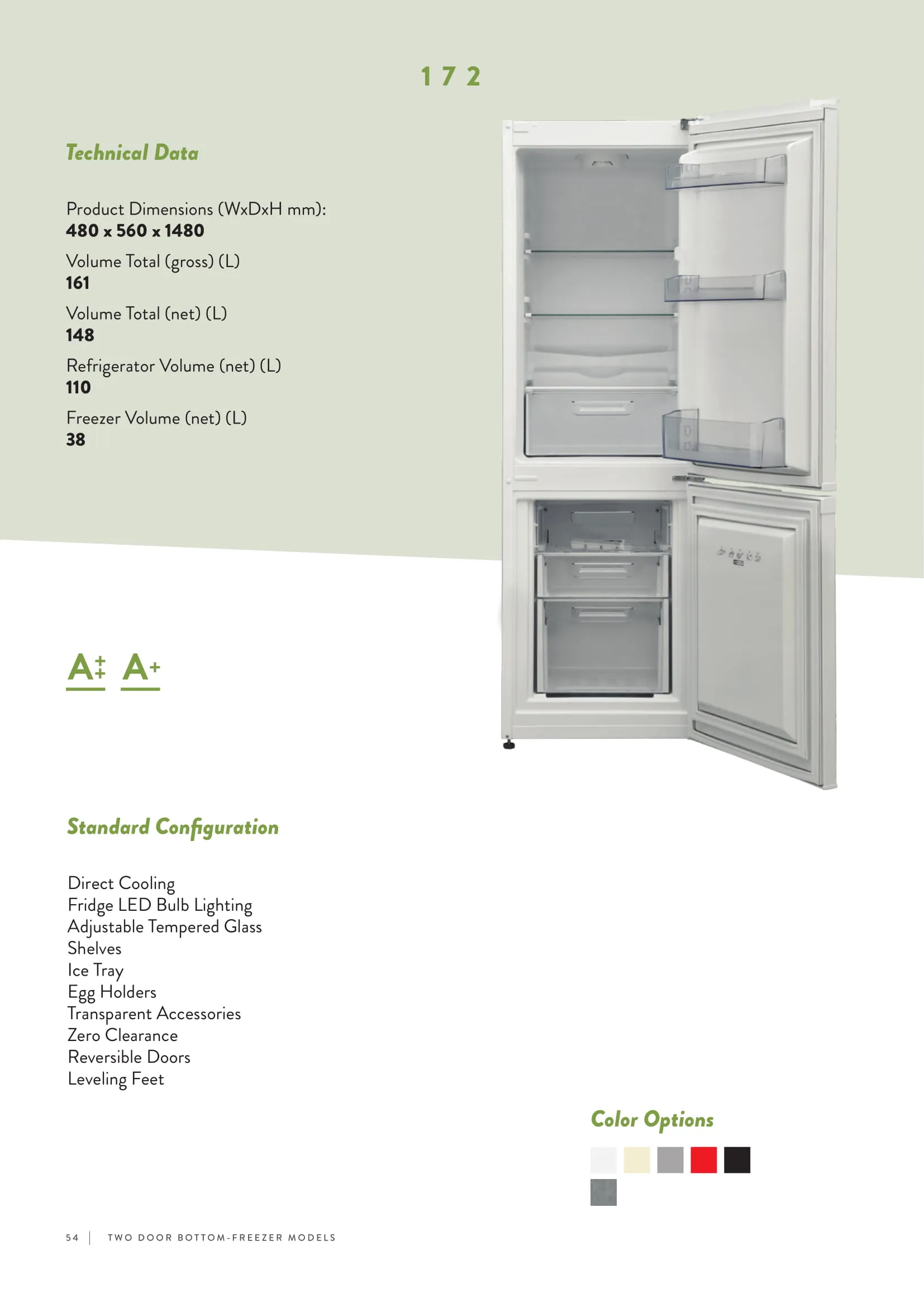 Réfrigérateur Deux Portes No-Frost Export (Climat Tropical) Modèle 53 — Gros Électroménager, Froid & Électronique Grand Public | COIDET & ATC