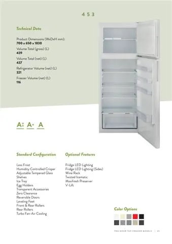 Réfrigérateur Deux Portes No-Frost Export (Climat Tropical) Modèle 113 — Gros Électroménager, Froid & Électronique Grand Public | COIDET & ATC