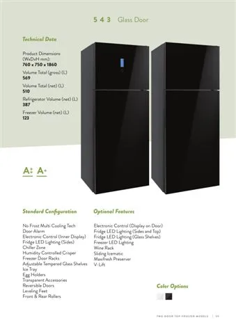 Réfrigérateur Deux Portes No-Frost Export (Climat Tropical) Modèle 139 — Gros Électroménager, Froid & Électronique Grand Public | COIDET & ATC