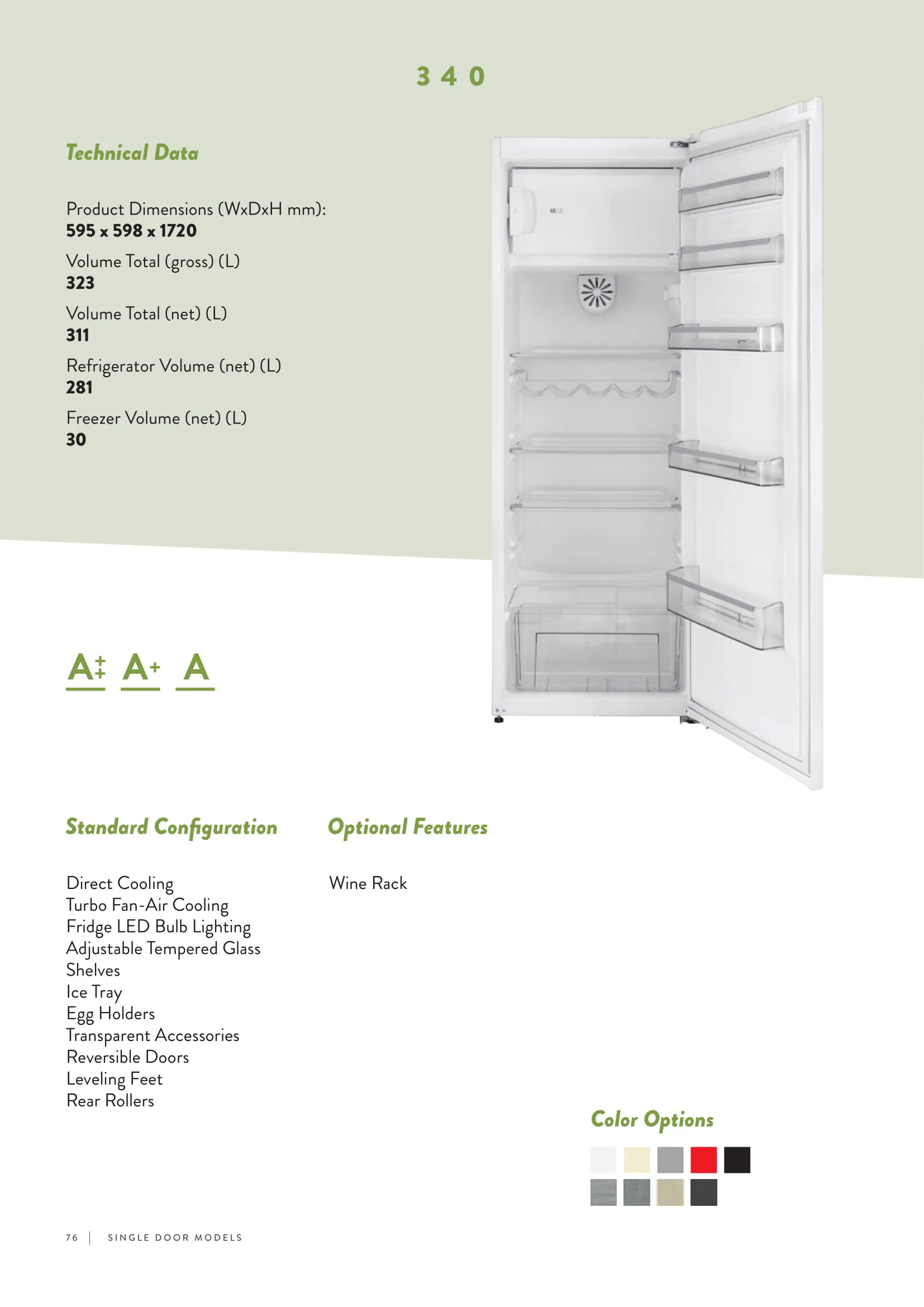 Réfrigérateur Deux Portes No-Frost Export (Climat Tropical) Modèle 49 — Gros Électroménager, Froid & Électronique Grand Public | COIDET & ATC
