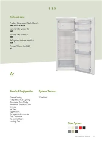 Réfrigérateur Deux Portes No-Frost Export (Climat Tropical) Modèle 96 — Gros Électroménager, Froid & Électronique Grand Public | COIDET & ATC