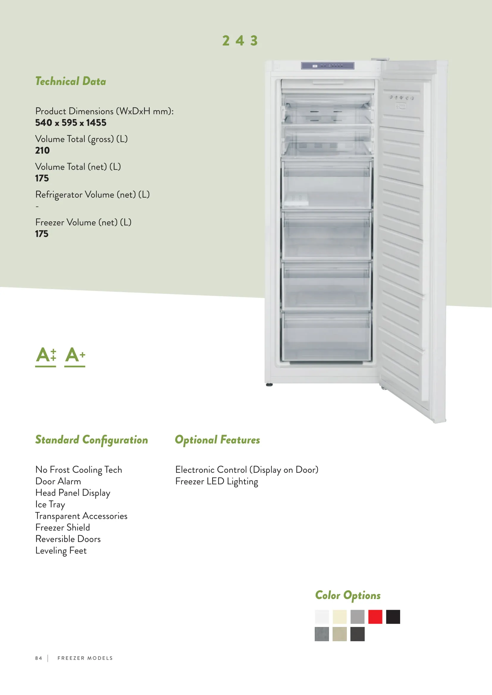 Réfrigérateur Deux Portes No-Frost Export (Climat Tropical) Modèle 187 — Gros Électroménager, Froid & Électronique Grand Public | COIDET & ATC