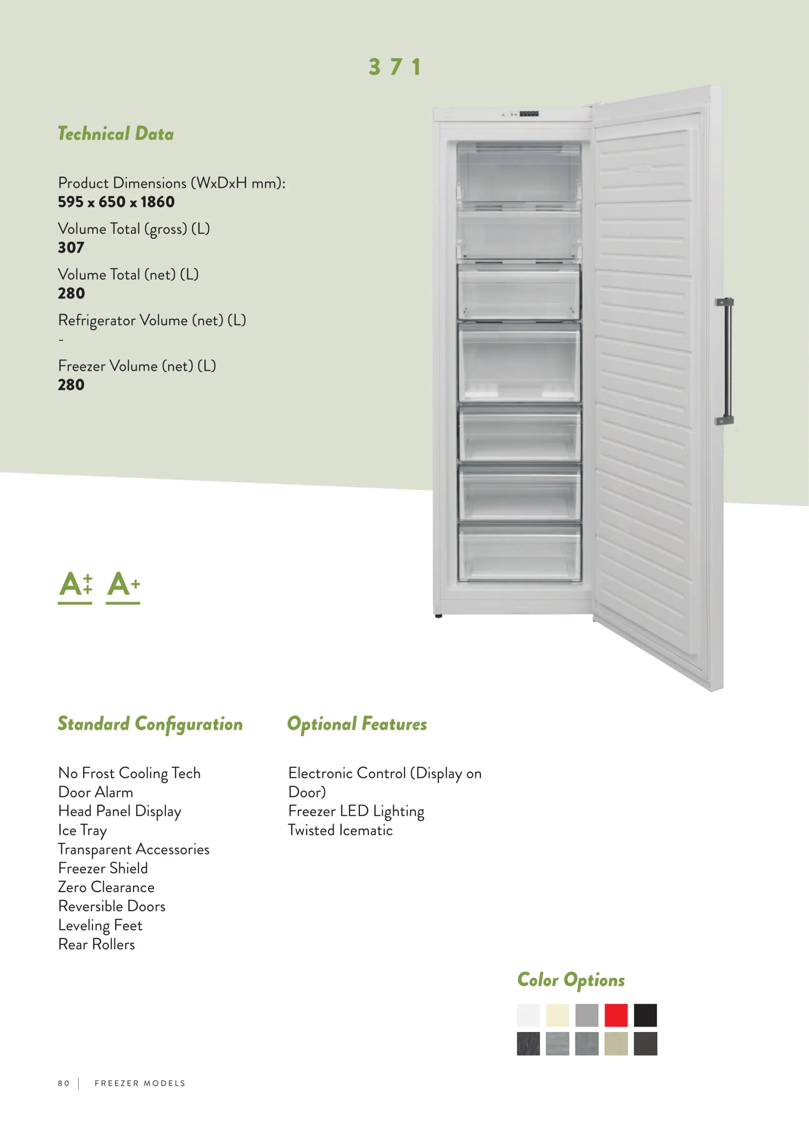 Réfrigérateur Deux Portes No-Frost Export (Climat Tropical) Modèle 103 — Gros Électroménager, Froid & Électronique Grand Public | COIDET & ATC