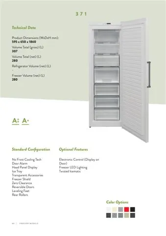 Réfrigérateur Deux Portes No-Frost Export (Climat Tropical) Modèle 146 — Gros Électroménager, Froid & Électronique Grand Public | COIDET & ATC