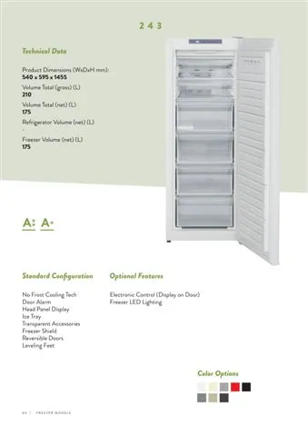Réfrigérateur Deux Portes No-Frost Export (Climat Tropical) Modèle 111 — Gros Électroménager, Froid & Électronique Grand Public | COIDET & ATC