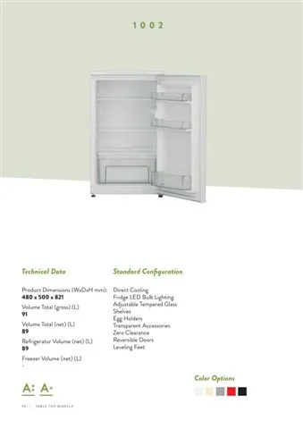 Réfrigérateur Deux Portes No-Frost Export (Climat Tropical) Modèle 173 — Gros Électroménager, Froid & Électronique Grand Public | COIDET & ATC