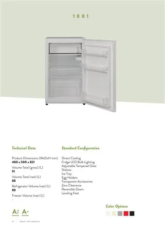 Réfrigérateur Deux Portes No-Frost Export (Climat Tropical) Modèle 3 — Gros Électroménager, Froid & Électronique Grand Public | COIDET & ATC