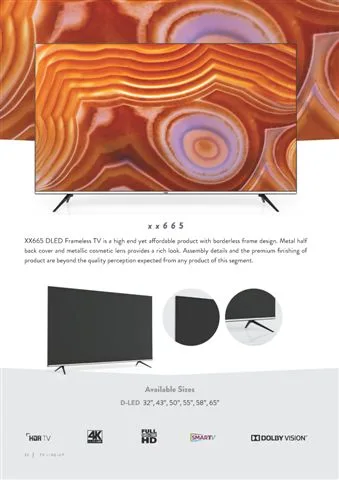 Téléviseur Smart LED Ultra HD 4K — Modèle Export Android TV 1 — Gros Électroménager, Froid & Électronique Grand Public | COIDET & ATC