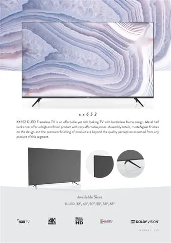 Téléviseur Smart LED Ultra HD 4K — Modèle Export Android TV 52 — Gros Électroménager, Froid & Électronique Grand Public | COIDET & ATC