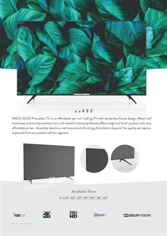 Téléviseur Smart LED Ultra HD 4K — Modèle Export Android TV 55 — Gros Électroménager, Froid & Électronique Grand Public | COIDET & ATC