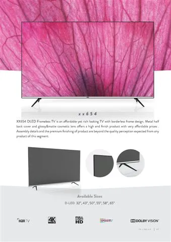 Téléviseur Smart LED Ultra HD 4K — Modèle Export Android TV 75 — Gros Électroménager, Froid & Électronique Grand Public | COIDET & ATC