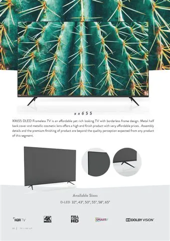 Téléviseur Smart LED Ultra HD 4K — Modèle Export Android TV 210 — Gros Électroménager, Froid & Électronique Grand Public | COIDET & ATC