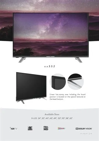 Téléviseur Smart LED Ultra HD 4K — Modèle Export Android TV 78 — Gros Électroménager, Froid & Électronique Grand Public | COIDET & ATC