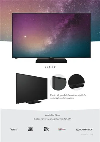 Téléviseur Smart LED Ultra HD 4K — Modèle Export Android TV 214 — Gros Électroménager, Froid & Électronique Grand Public | COIDET & ATC