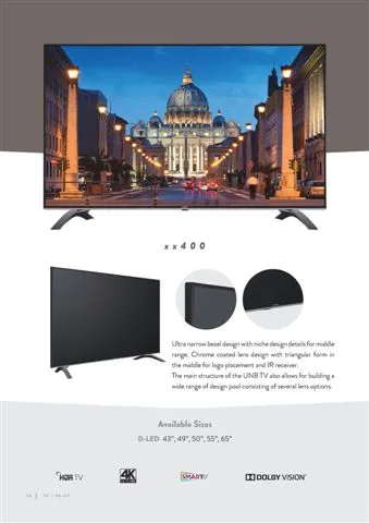 Téléviseur Smart LED Ultra HD 4K — Modèle Export Android TV 117 — Gros Électroménager, Froid & Électronique Grand Public | COIDET & ATC