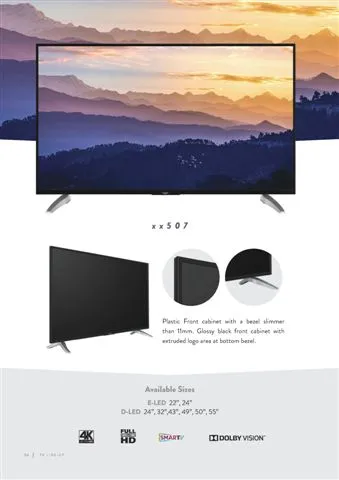 Téléviseur Smart LED Ultra HD 4K — Modèle Export Android TV 124 — Gros Électroménager, Froid & Électronique Grand Public | COIDET & ATC
