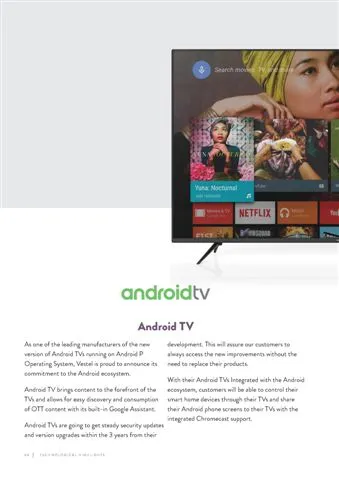 Téléviseur Smart LED Ultra HD 4K — Modèle Export Android TV 46 — Gros Électroménager, Froid & Électronique Grand Public | COIDET & ATC