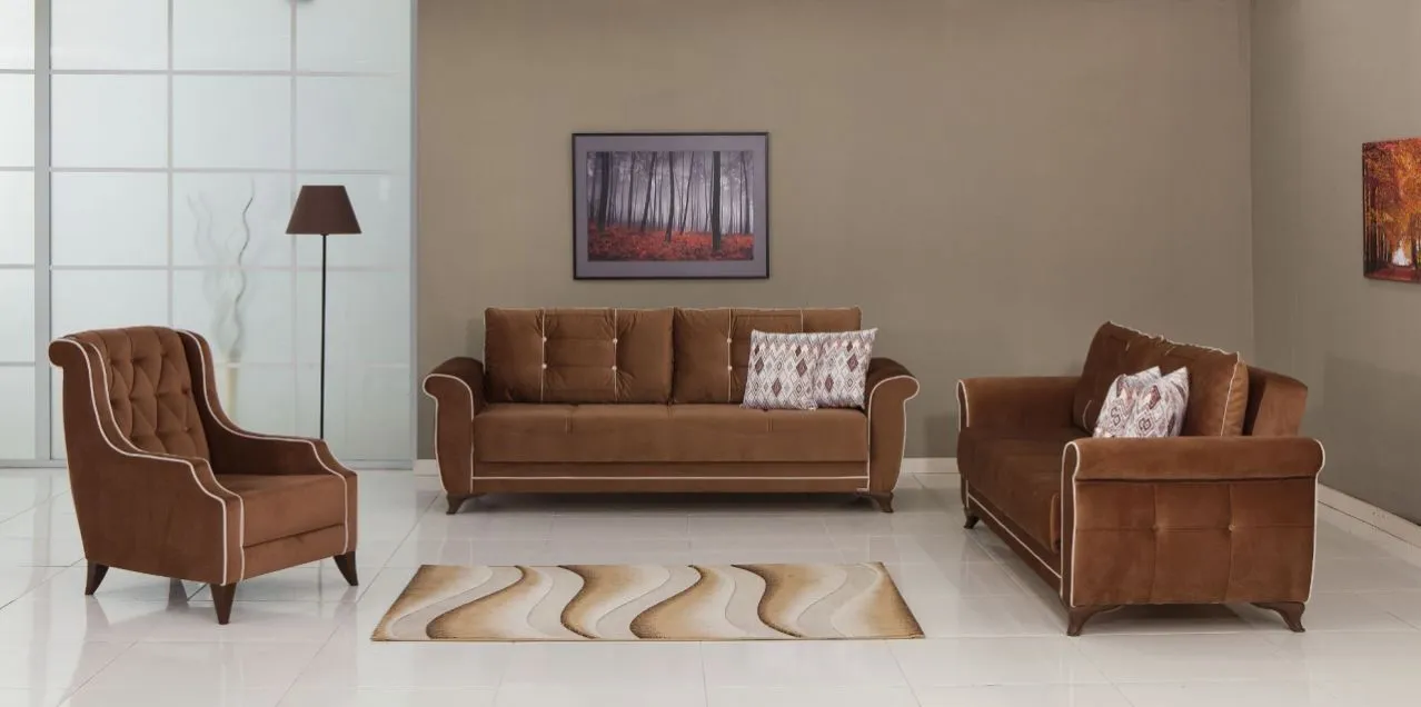 Verona Modern Chester Koltuk Takımı (3+3+1+1) Modeli 1 — İnegöl İhracat — Mobilya, Yatak Odası, Koltuk Takımları & Halı | COIDET & ATC