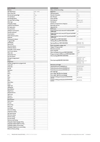 Lave-Linge Solo A+++ 8-10 kg Série Export Modèle 109 — Gros Électroménager, Froid & Électronique Grand Public | COIDET & ATC